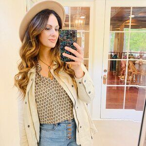 CAbi 6250 Excursion Ankara Jacket Spring 2023 Medium EUC